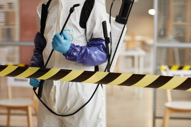 Professional Blood Cleanup technician working in Anderson, CA